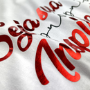 Camiseta Feminina Branca Seja Sua Própria Inspiração